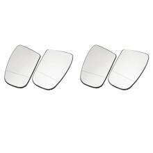 2X Auto Beheiztes Rückspiegel Rückansicht Glas für S-Klasse W220 1998-2002 2208100421 2208100321