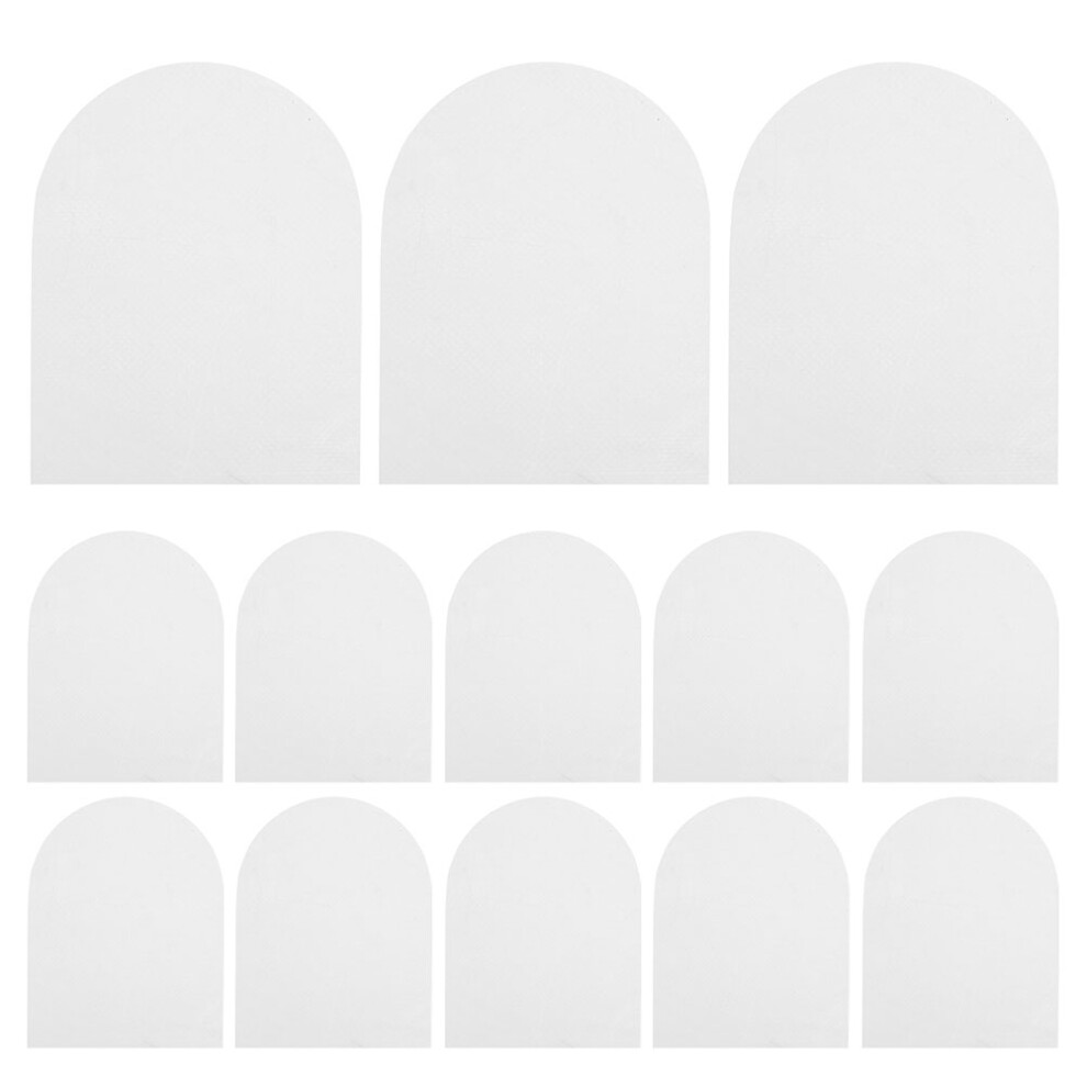 Artibetter 480Pcs Protective Transparent Tongue Gloves For Medicine Intake