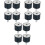 12Pcs Mechanical Vibration Damping Rubber Mounts Black Anti Vibration 3