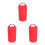 3Pz Sacchetti Compressione Dry Rosso Per Canoe Kayak Impermeabili 2