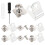4Sets Repair Hardware Kit with Screws Nuts & Fasteners 1