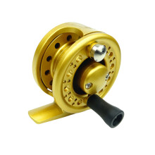3Pcs Yellow Ice Fishing Plastic Reel Raft Wheel Smooth Operation