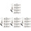 4Sets Repair Hardware Kit with Screws Nuts & Fasteners 4
