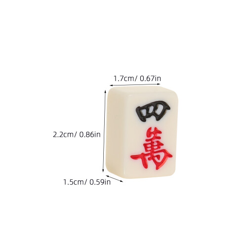 1Set Set Mahjong Portatile in Per Gite, Dormitori E Ritrovi 2
