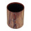 2Pcs Retro Office Trash Can Open Top Plastic Wood Grain Waste Bin 2