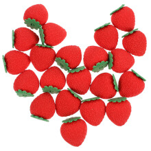 40Pz Mini Fragola Rossi Tpr Uso Per E Casa