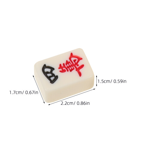 1Set Set Mahjong Portatile in Per Gite, Dormitori E Ritrovi 1
