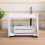 Router Bianco A 2 Ripiani in PVC Facile Da Montare 8