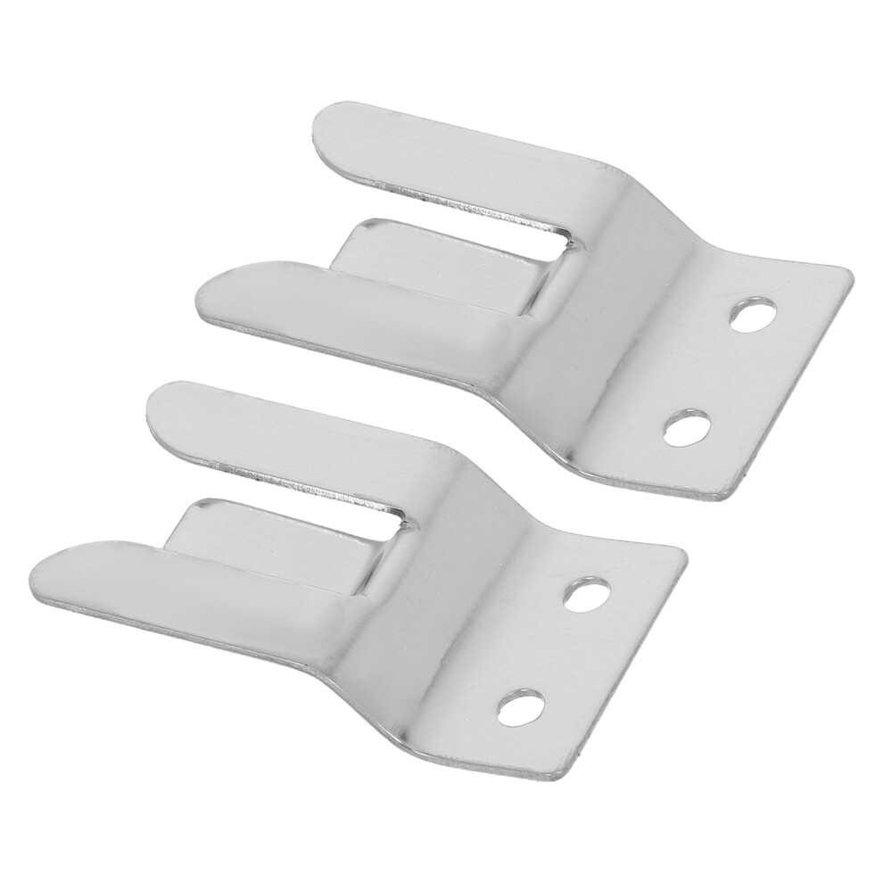 8Pcs Universal Mic Hangers For Stable Car Microphone Mounting Silver 3602381560455