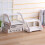 Router Bianco A 2 Ripiani in PVC Facile Da Montare 2