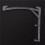 2X Valance Clips Suportes de Cortinas Verticais de Plástico de 3,5 Polegadas Cortinas Verticais Transparentes para Peças de Cortinas Componentes 10