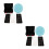 2Pcs Portable Battling Top Storage Case Plastic Toy Organizer with Lid 10