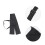 3Pcs Black Polyester Sword Storage Bag Lightweight Carrying Case 9
