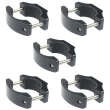5X 360 Degree Bicycle Motorcycle Handlebar Clip Mount Pipe Clamp Bracket for 9/8 for ONE X Action Camera