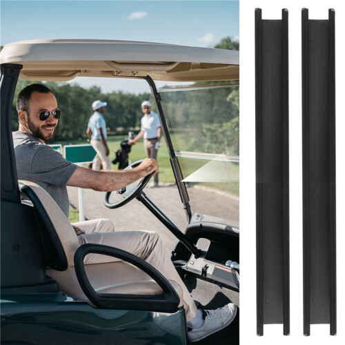 2 Peças de Faixa de para-Brisa de 11 Polegadas para Carro de Clube e Carrinho de Golfe Precedente 102163001 Acessórios para Carrinho de Golfe 2