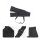 3Pcs Black Polyester Sword Storage Bag Lightweight Carrying Case 10