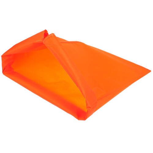 2Pz Borsa Scopa Tessuto Arancione Capiente Per Spazzatura E 1