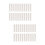 100Pz Box Packaging Lip Gloss Bianco in Carta Per Trucco E Regali 7