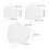 3Pcs White Foam Heart Cake Mold DIY Modeling Foam for Wedding Display 2