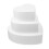 3Pcs White Foam Heart Cake Mold DIY Modeling Foam for Wedding Display 11