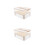 2Pz Organizer Bianco Custodia Antipolvere 8