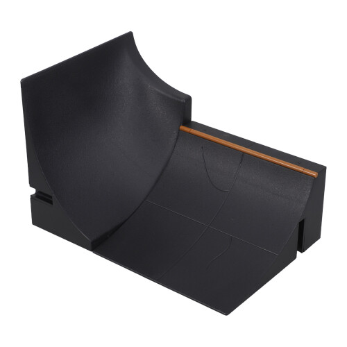 2Pcs Tabletop Finger Skate Obstacle, Plastic Mini Skate Park Ramp