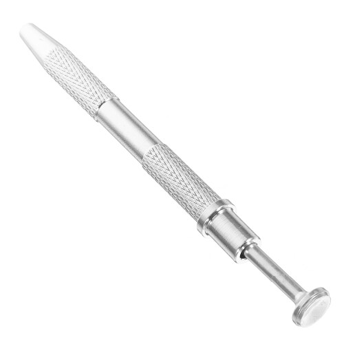 3Pz Pinza Multiuso Estrazione Chip Ic Metallo Argento 4 Dita 2