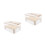 2Pz Organizer Bianco Custodia Antipolvere 7