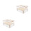 2Pz Organizer Bianco Custodia Antipolvere 5