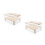 2Pz Organizer Bianco Custodia Antipolvere 4