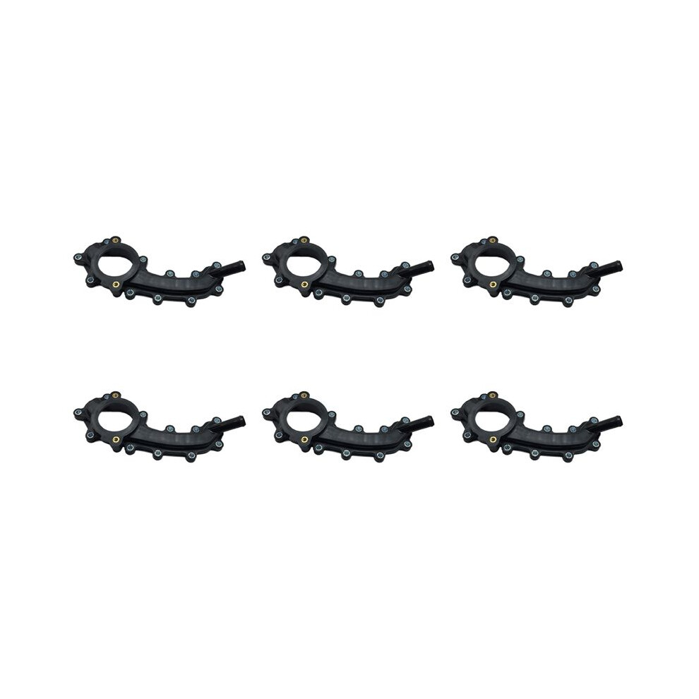 6X Thermostat Housing Water Outlet Fit For 300 2014-2017 5184653 5184653Ad Black 6033586460245