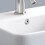 4Pcs Silver Bathroom Sink Overflow Hole Caps ABS Drain Covers for Home 6