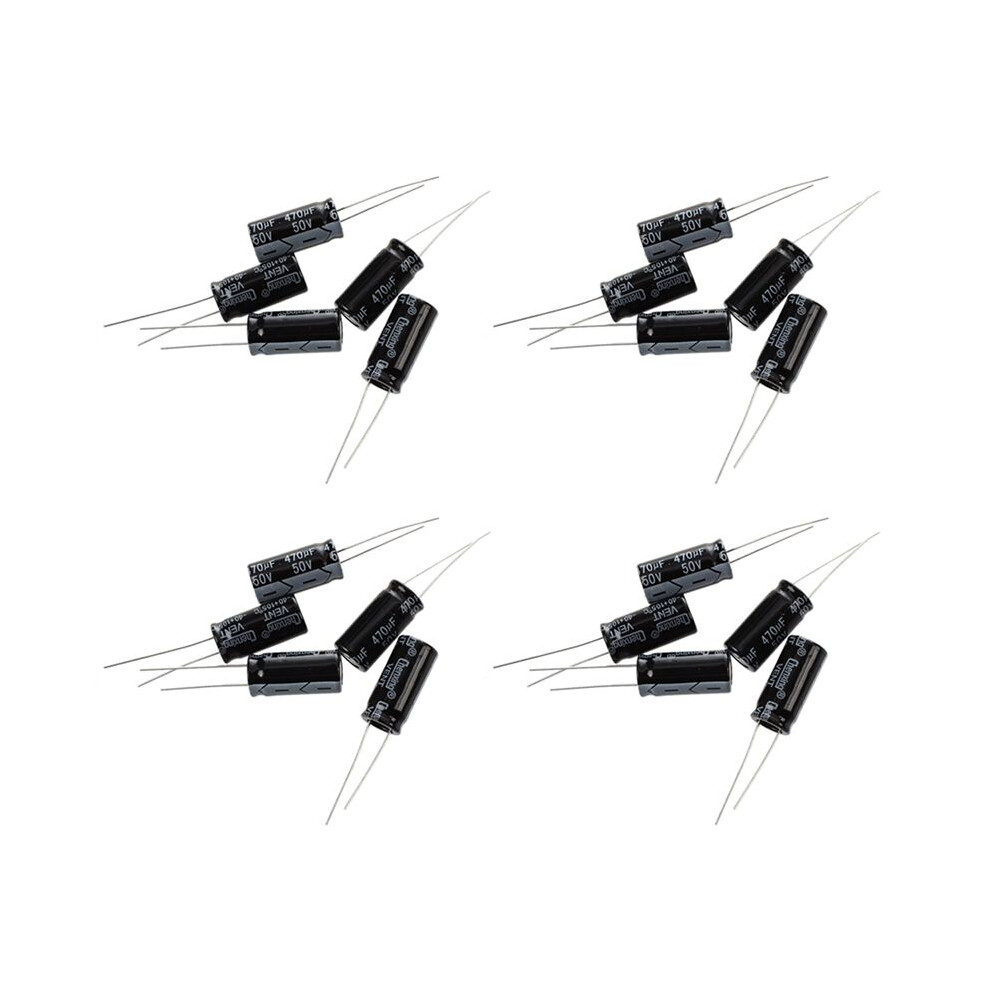 20X 470Uf 50V 105 Celsius Radial Electrolytic Capacitor 10X20mm 6031272563485