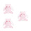3Pz Vestiti Pet Rosa A Orecchie Per Uso Esterno 9
