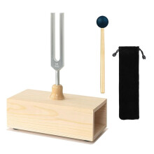 528 Hz Tuning Fork with Resonance Box and Storage Bag for Sound Healing,Tuning Fork Resonance Teaching