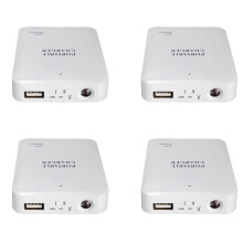 4X Portable USB Power Bank Charger Battery External Packing Box Battery Battery Charger Emergency Charger Charger 4X AA