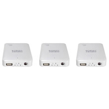 3X Portable USB Power Bank Charger Battery External Packing Box Battery Battery Charger Emergency Charger Charger 4X AA