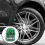 4Pz Coprivalvola Pneumatico Skull Verde Resina E Rame Per Auto 11