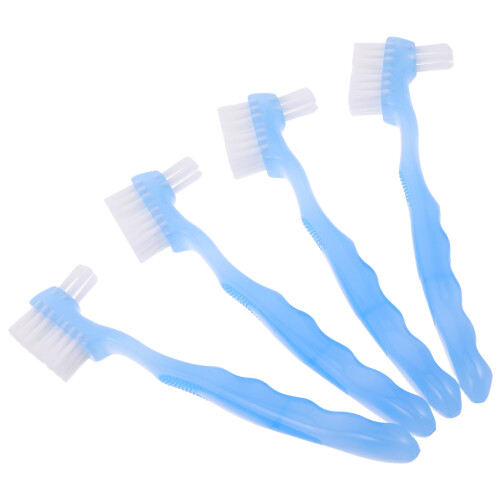 8Pz Spazzolini Piccoli Dentiere Doppia Morbidi 1