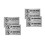 4Set No Soliciting Eleganti in PVC Nero Autoadesivi Resistenti 6