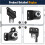 Car Front Bumper Headlight Bracket HeadLamp Repair Kit 5N0998225B for   2012-2017 Left 6