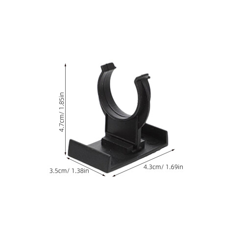 36Pz Clip Per Battiscopa Cucina Nero, Facile Da Usare 2