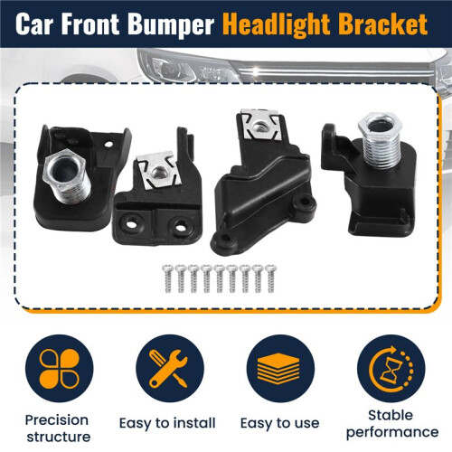 Car Front Bumper Headlight Bracket HeadLamp Repair Kit 5N0998225B for   2012-2017 Left 1