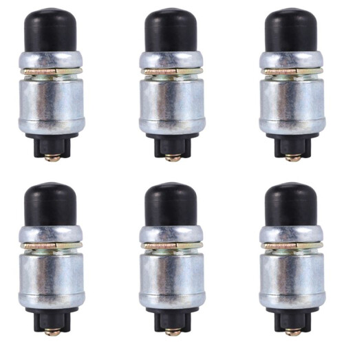 6X Heavy Duty Engine Start Push Button Heavy-Duty Momentary Start  12V  Push Button Start (50 Amps)
