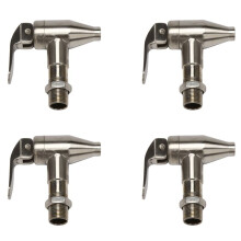 4X Beverage Dispenser Replacement Spigot,Polished Finished, Water Dispenser Faucet, Fits and Other Gravity Filter