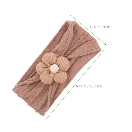 4Pz Bambina in Tessuto Fiore Morbido E 1