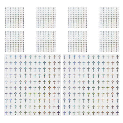 1200Pz Adesivi Decorativi Croce Autoadesivi Per Scrapbook E