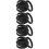20Pz Anelli Antiscivolo Microfono Nero Protezione Stage 10