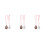 6Pz Mini Kalimba Ovale Pollice 8 Note Cristallo Facile Da 4