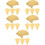Gouden Mini Cake Bases Voor Cake Display En Feest 9